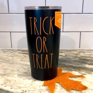 Rae Dunn Halloween Trick or Treat Insulated Tumbler 17oz.